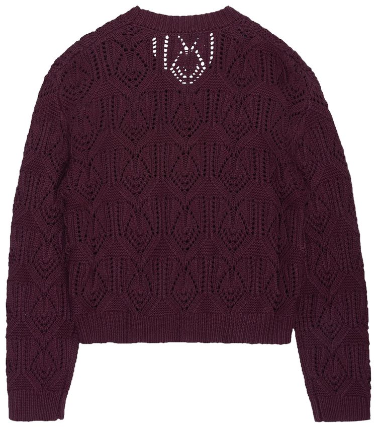 Honor The Gift Cable Cardigan Berry