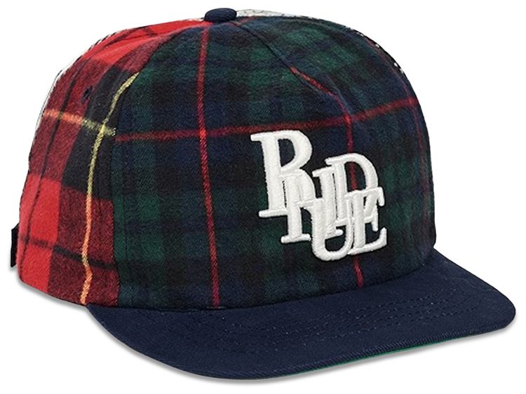 Rhude Multi Flannel Scramble Hat MultiWhite