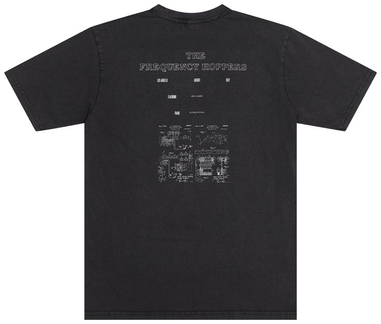 DEATHMASK Hedy Lamarr And The Frequency Tour T Shirt Black