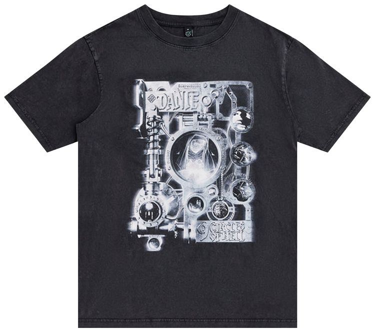 DEATHMASK Dante 9 Circles Of Hell Tour T Shirt Black