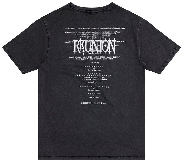 DEATHMASK Duchamp Vs Cage Reunion Tour T Shirt Black