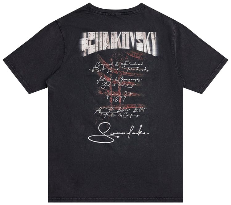 DEATHMASK Tchaikovsky Swanlake Tour T Shirt Black