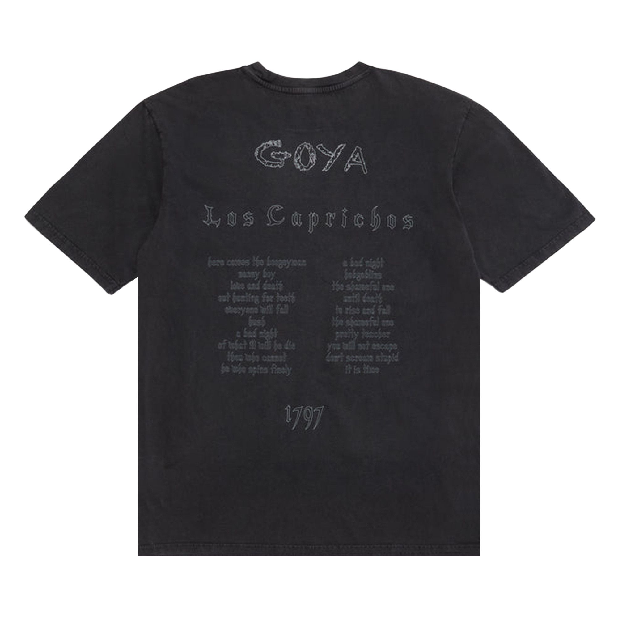 DEATHMASK Merchandise Goya Tシャツ L ブラック Buy DEATHMASK Goya Los Caprichos Tour T-Shirt 'Black' - 13727