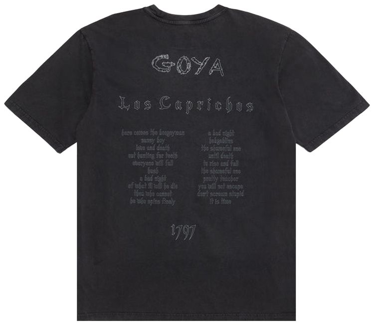 DEATHMASK Goya Los Caprichos Tour T Shirt Black