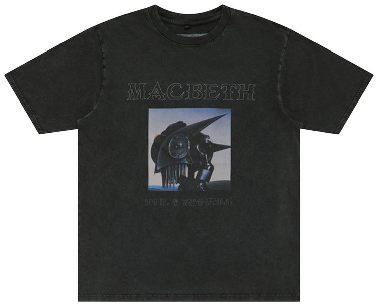 DEATHMASK Macbeth Toil  Trouble Tour T Shirt Black