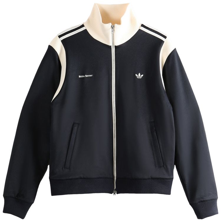 Adidas x Wales Bonner Twill Zip Up Sweatshirt Night Navy