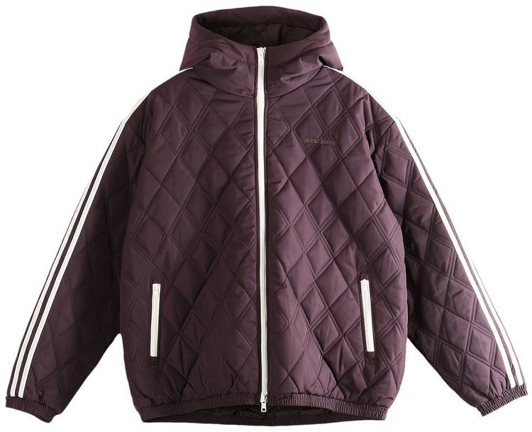 Adidas x Wales Bonner Quilted Jacket Shadow Maroon