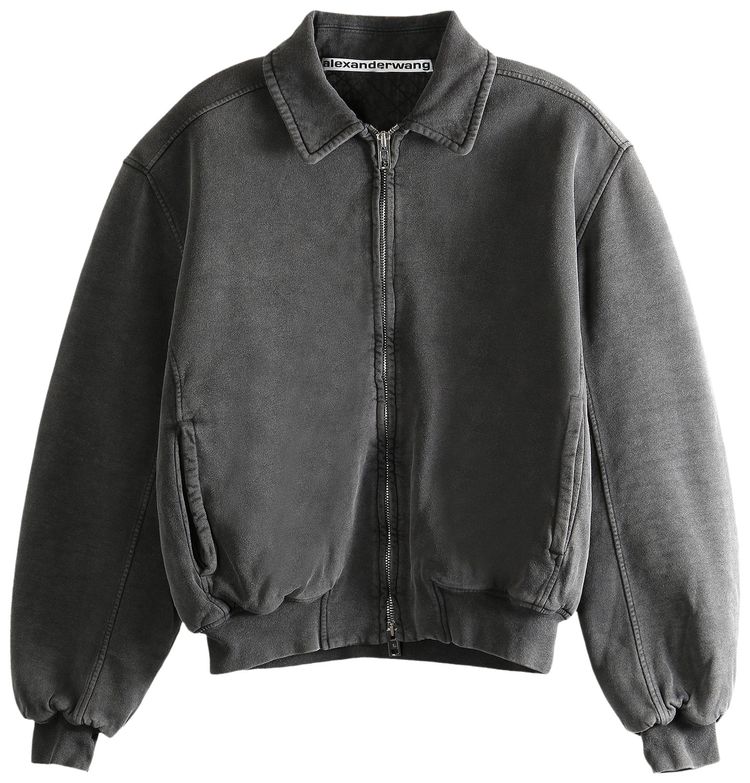 Alexander Wang Moto Jacket Washed Asphalt