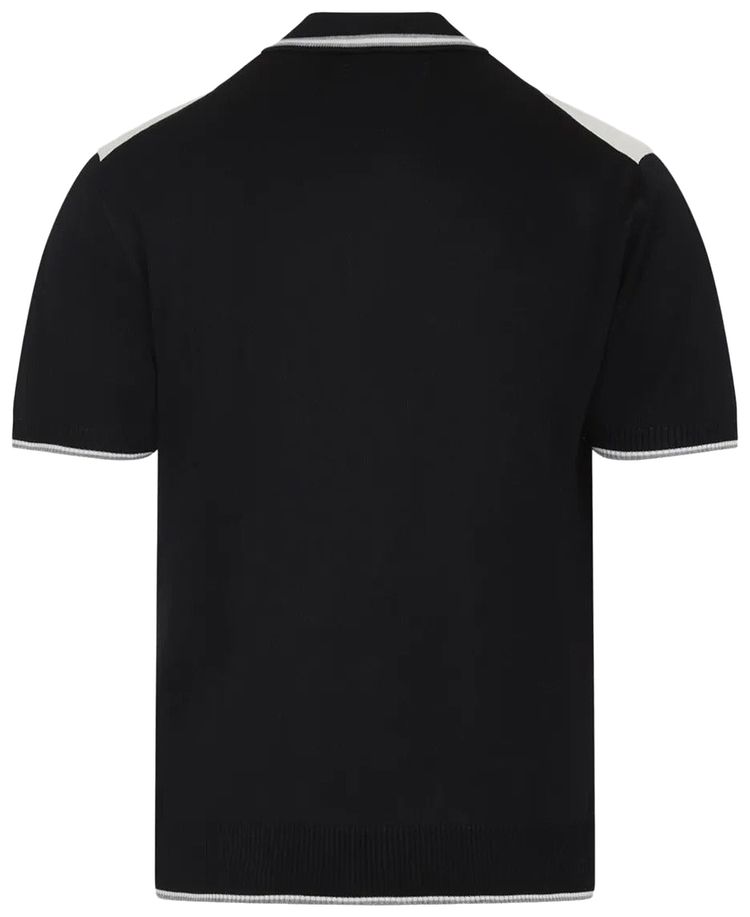 Amiri MA Striped Polo Black