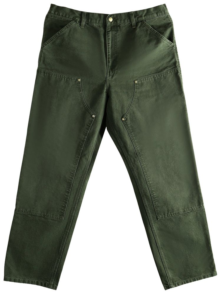 Carhartt WIP Double Knee Pant Olive Stone Canvas