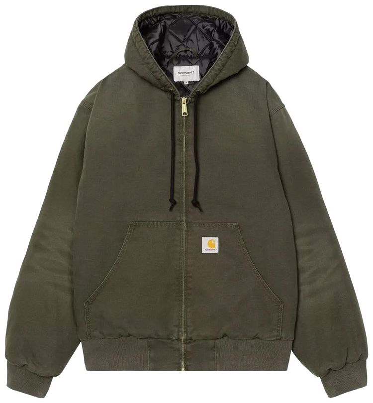 Carhartt WIP OG Active Jacket Olive Stone Canvas