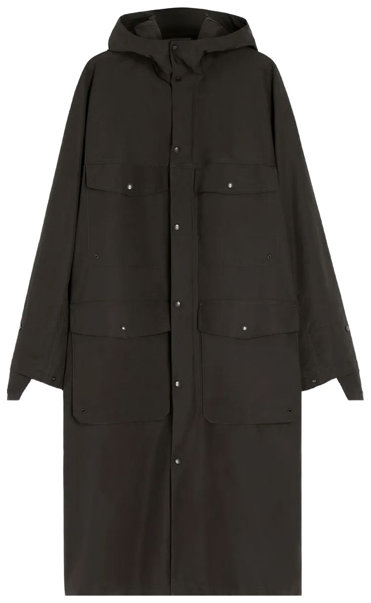 Lemaire Utility Raincoat Dark Espresso
