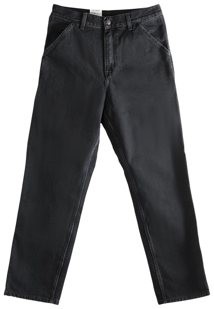 Carhartt WIP Single Knee Pant Black Stone Washed