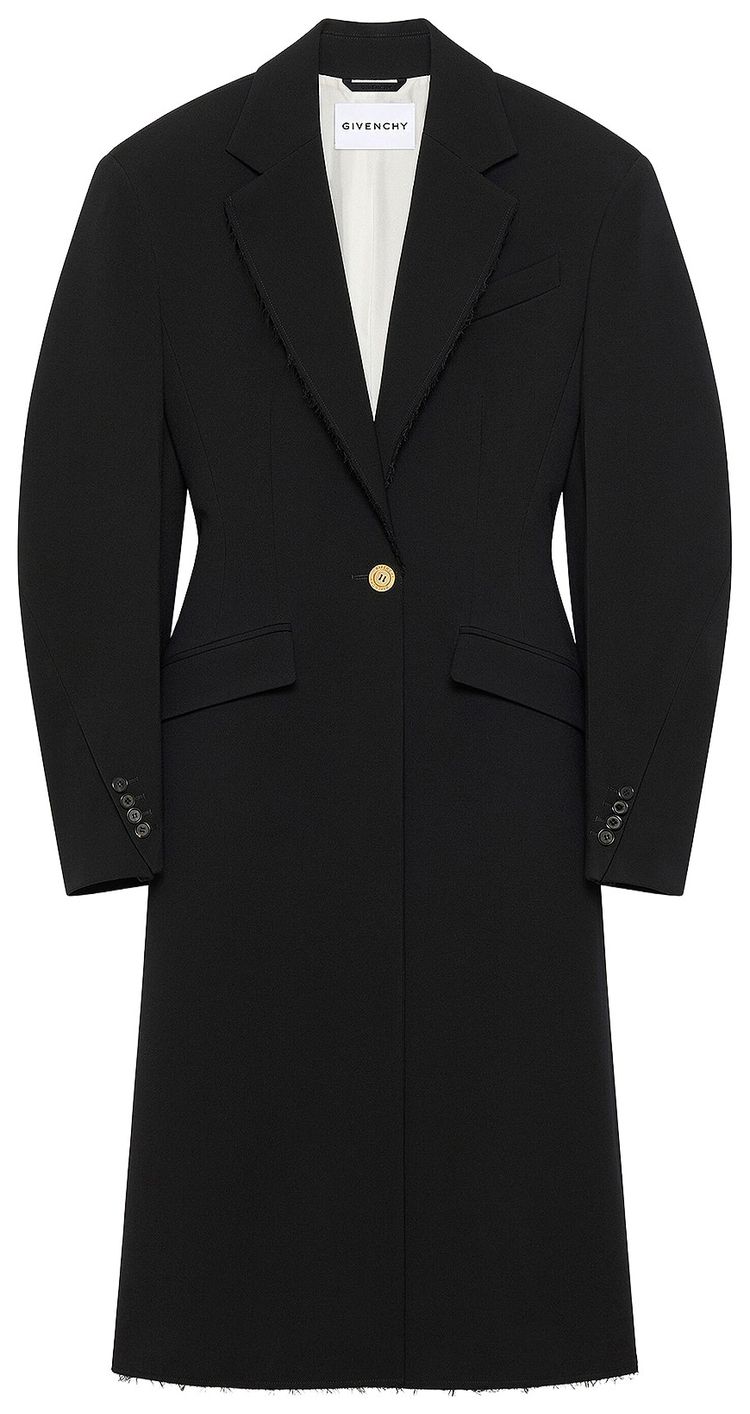 Givenchy Cocoon Coat Black