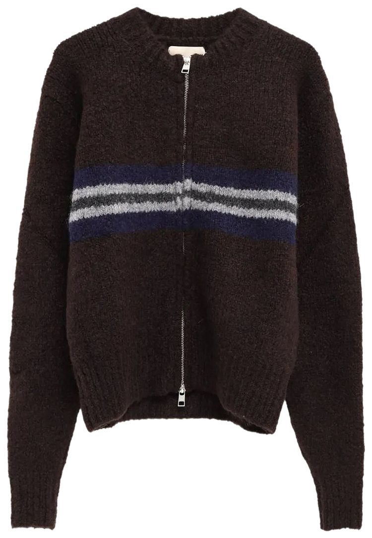 Paloma Wool Penalti Zip Knitwear Brown