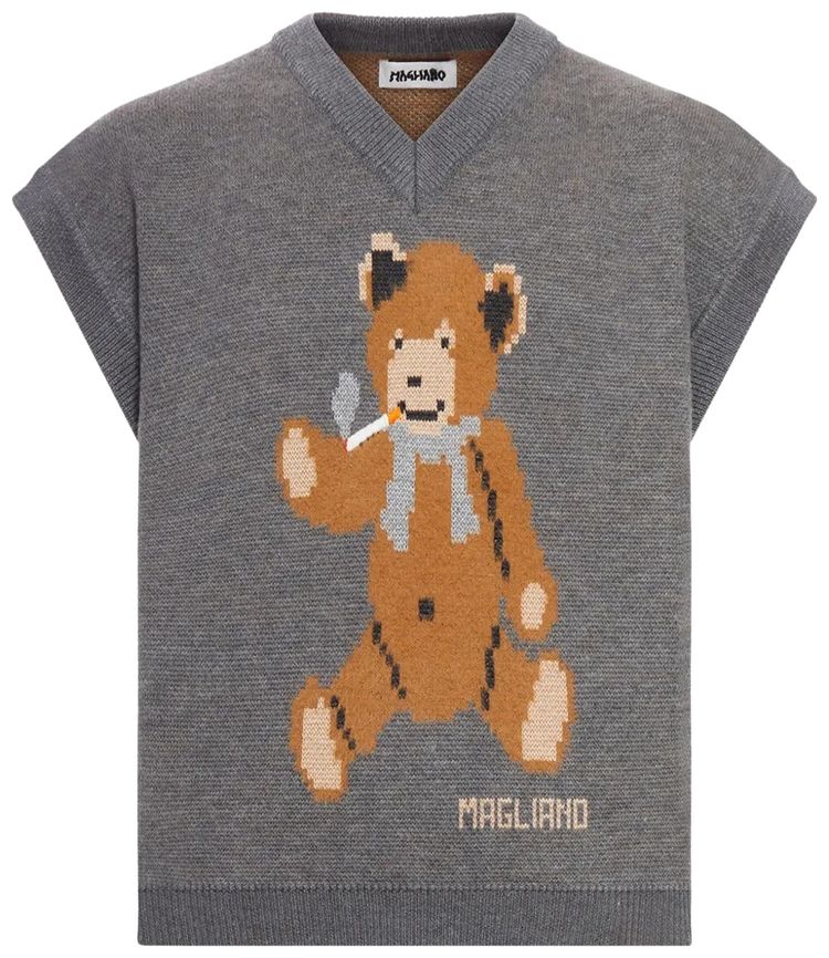 Magliano Teddy Bear Vest Hazelnut