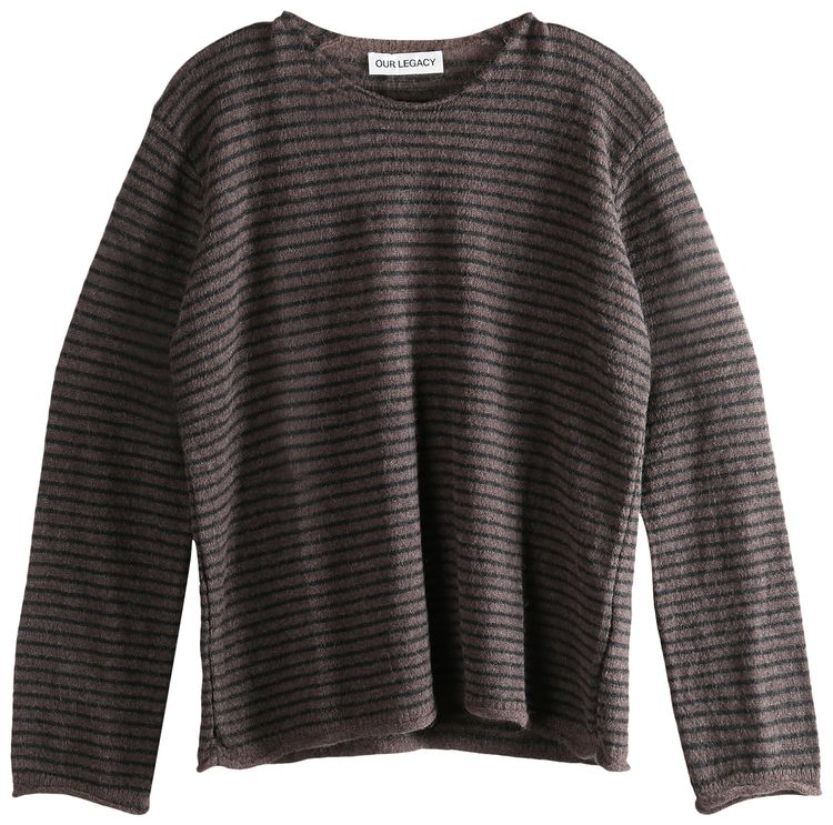 Our Legacy Rigid Popover Shirt Dirt Stripe