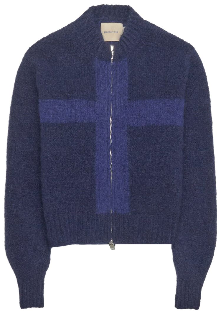 Paloma Wool Cruz Zip Knitwear Blue