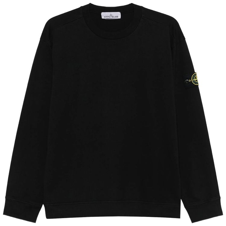 Stone Island Essential Crew Sweatshirt Black