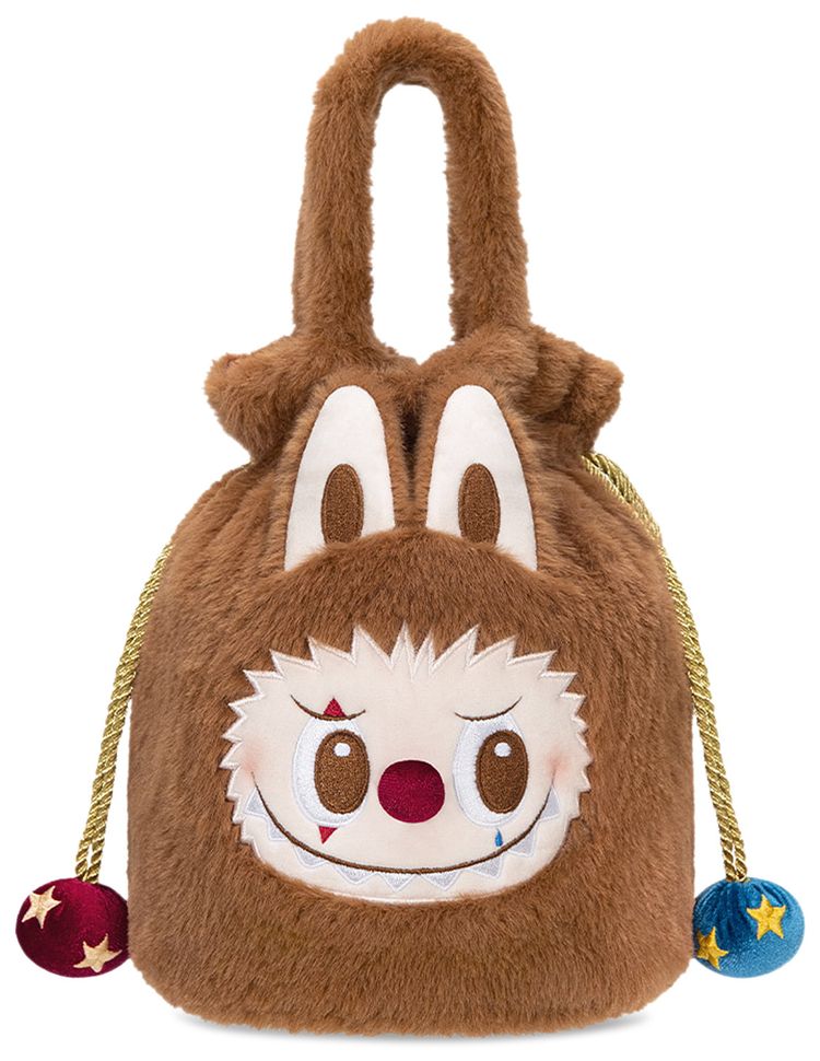 Pop Mart WHY SO SERIOUS Series   LABUBU Candy Pouch Brown