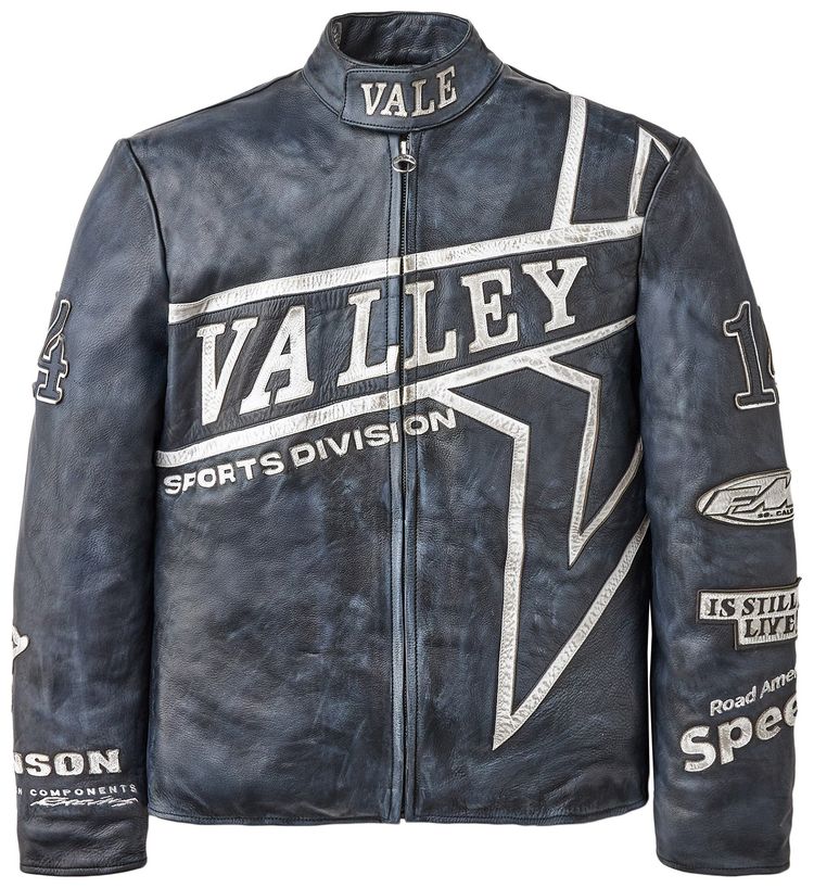 Vale Forever Black Flag Motocroxxx Jacket Monochrome