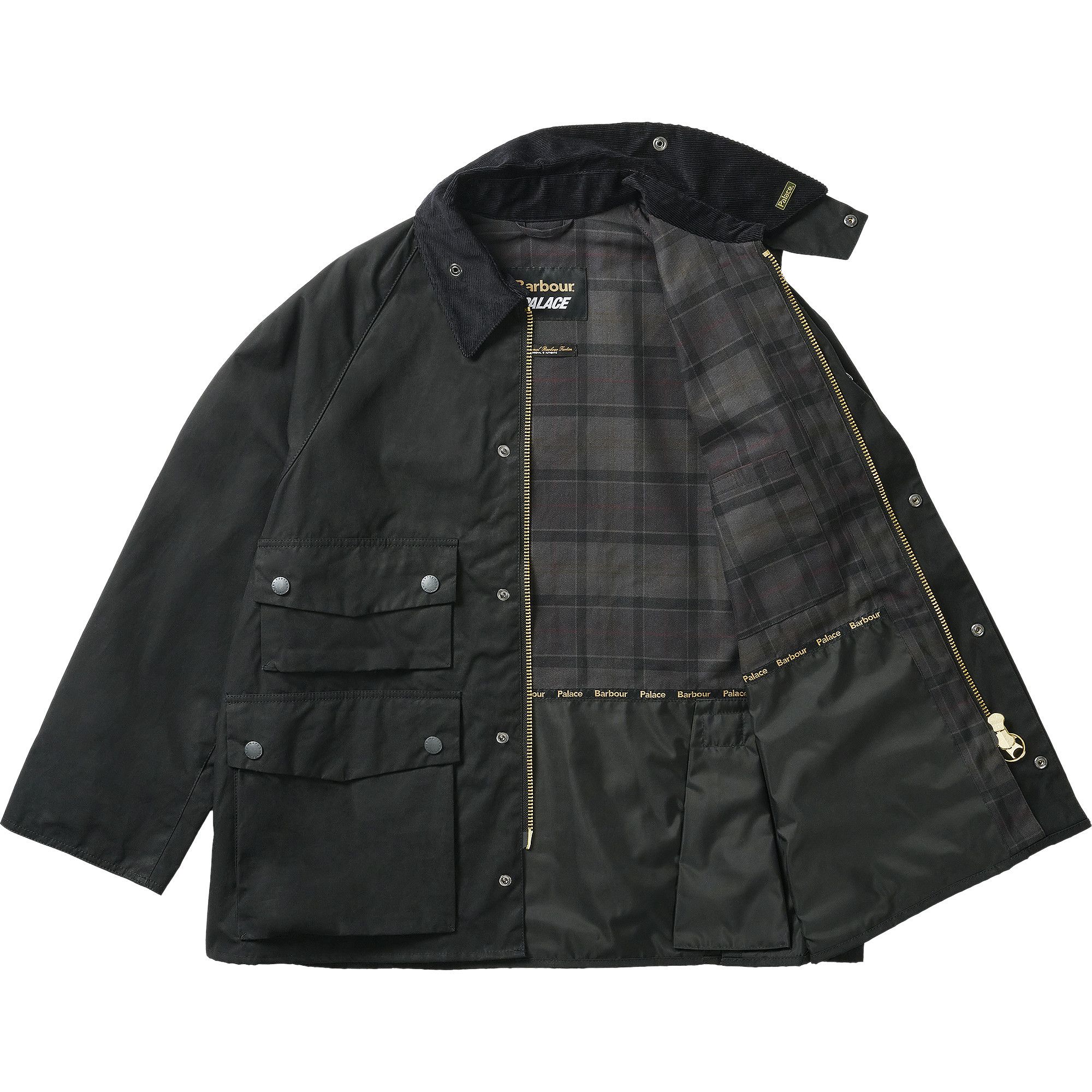 ジャケット・アウター PALACE x Barbour Bedale Casual Jacket Palace x Barbour Bedale Casual Jacket Black Men's - FW25 - US