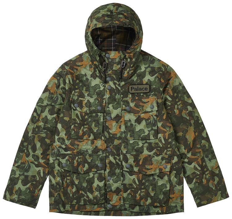 Palace x Barbour Field Casual Jacket Kelp Forest Camo