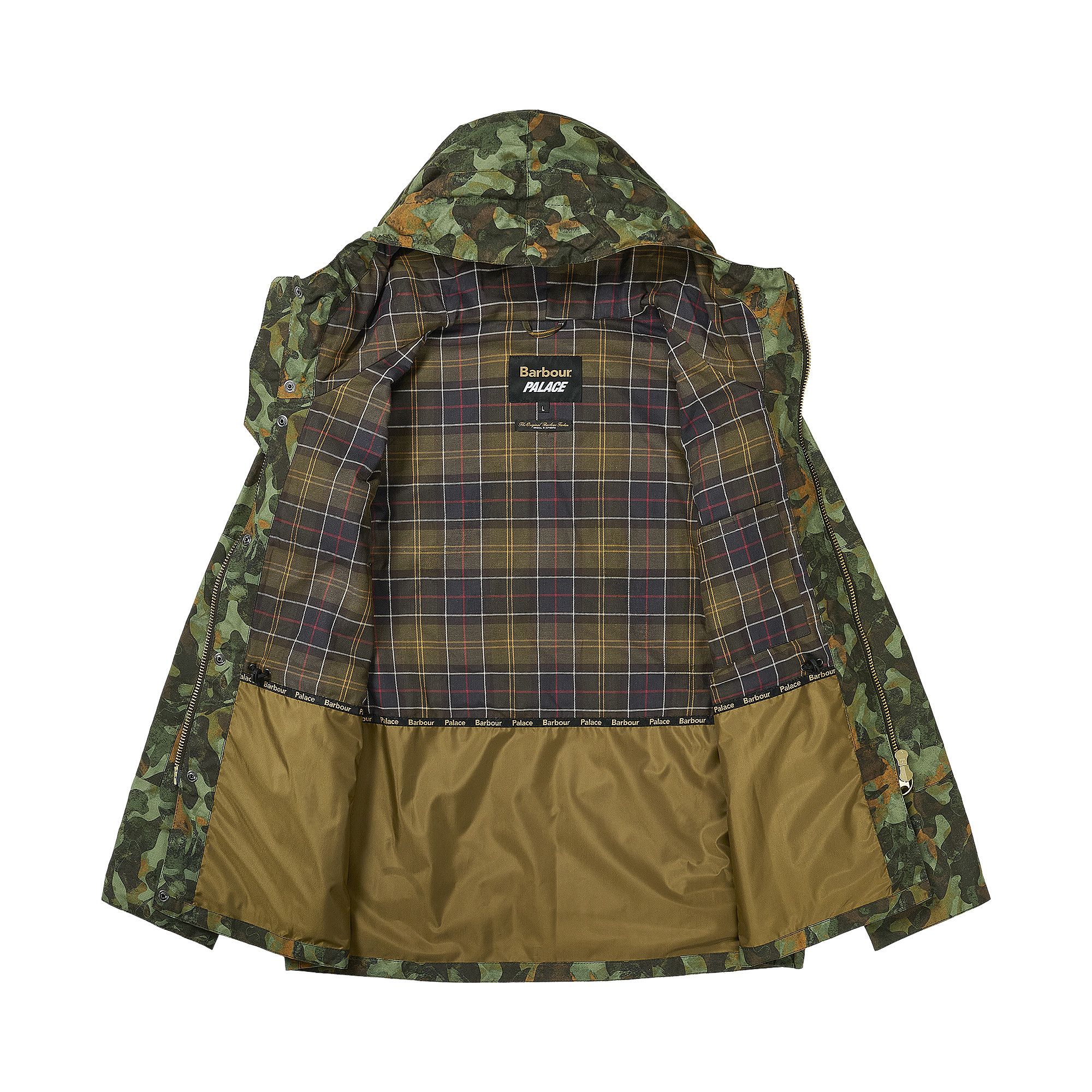 Buy Palace x Barbour Field Casual Jacket 'Kelp Forest Camo