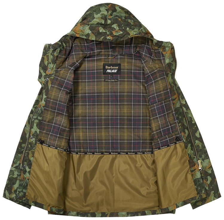 Palace x Barbour Field Casual Jacket Kelp Forest Camo