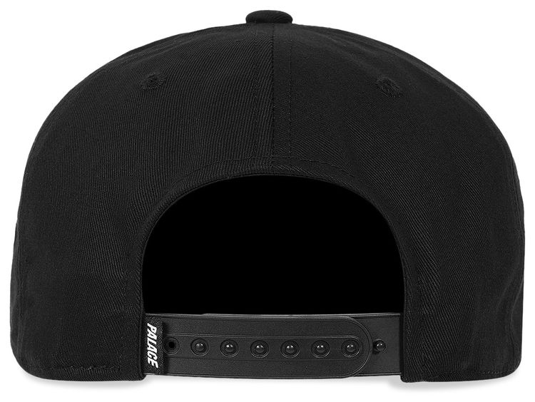 Palace 9 P Frame 5 Panel Snapback Black