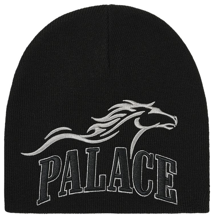 Palace Horsepower Nein Cuff Beanie Black