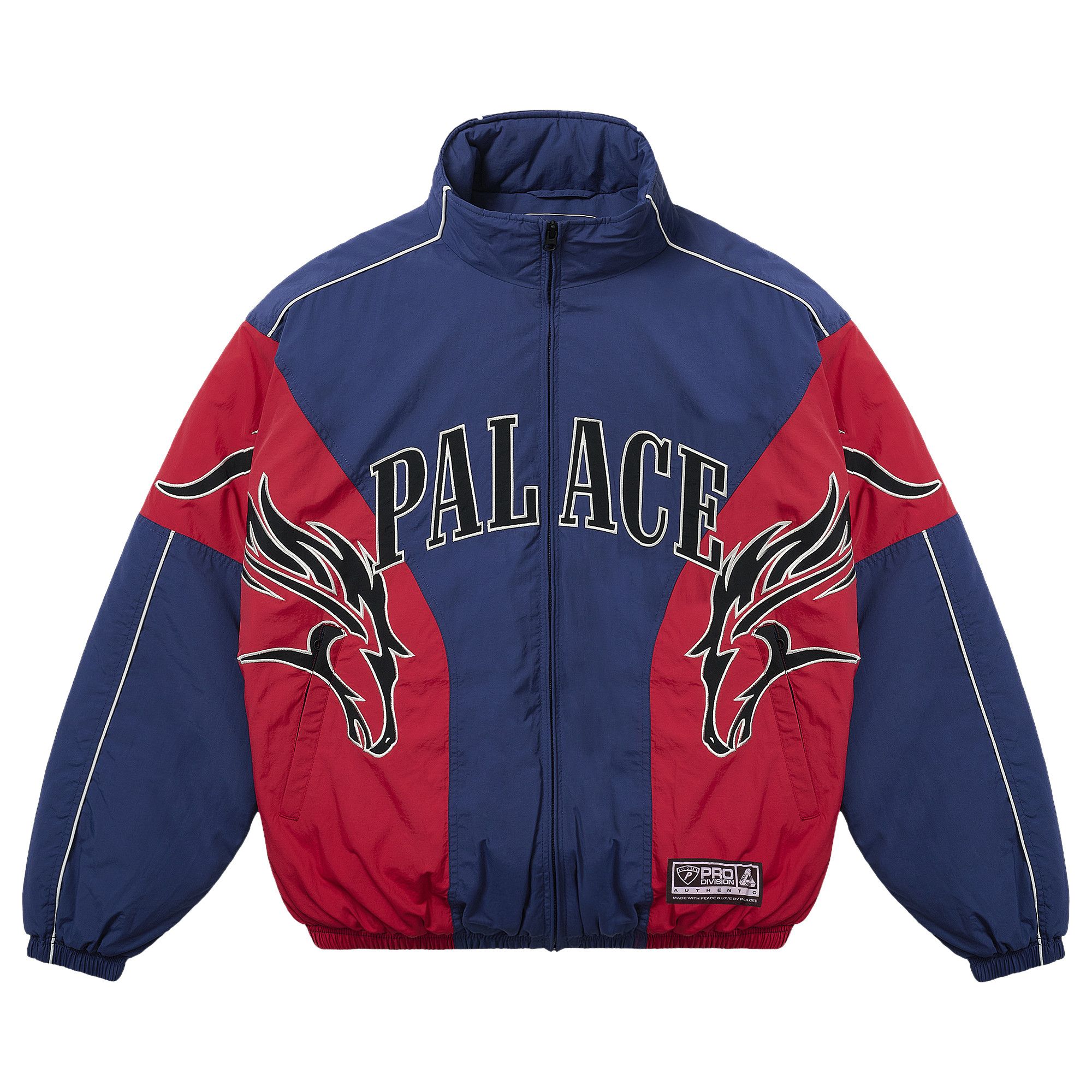 ジャケット・アウター PALACE HORSES JACKET L Buy Palace Horses Jacket 'Navy/Red' - P29JK082 | GOAT