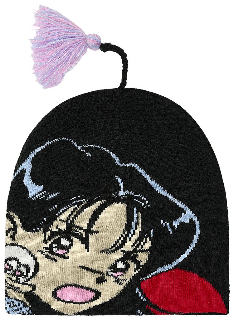 Palace Rear View Nein Cuff Beanie Black