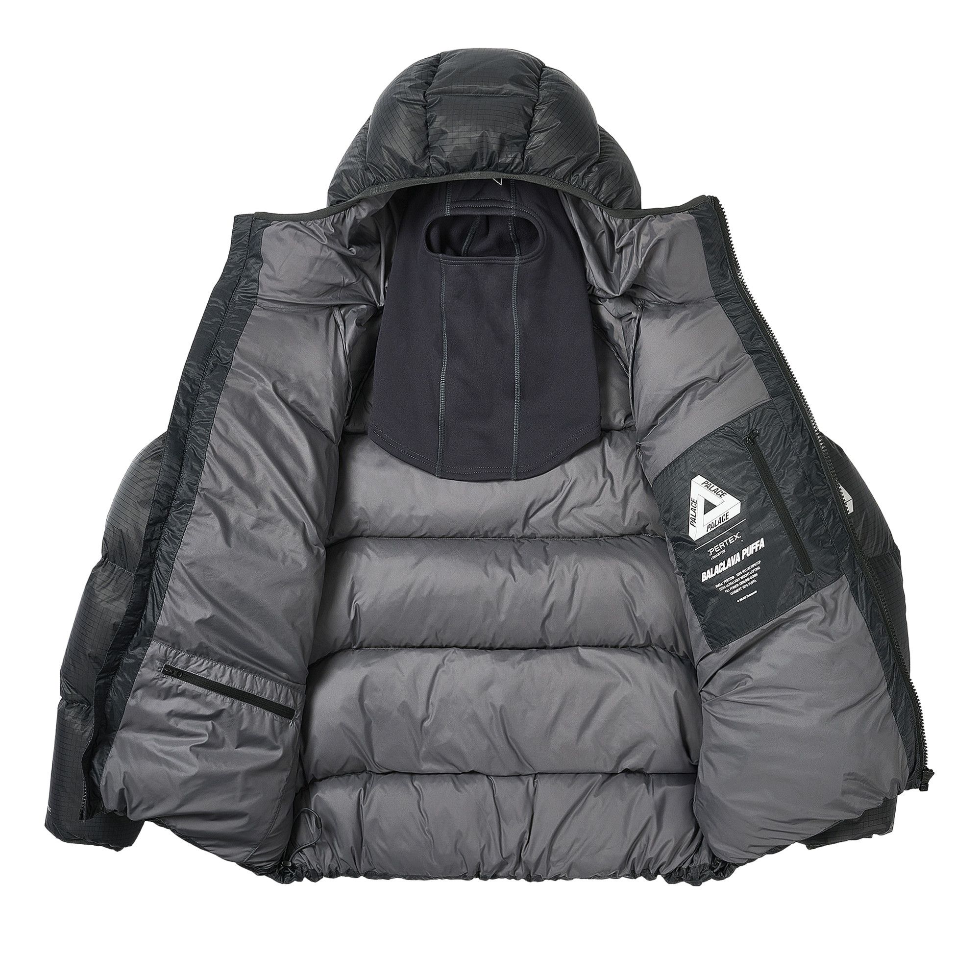 PERTEX® HOODED PUFFY JACKET BLACK L FTC PERTEX HOODED PUFFY JACKET