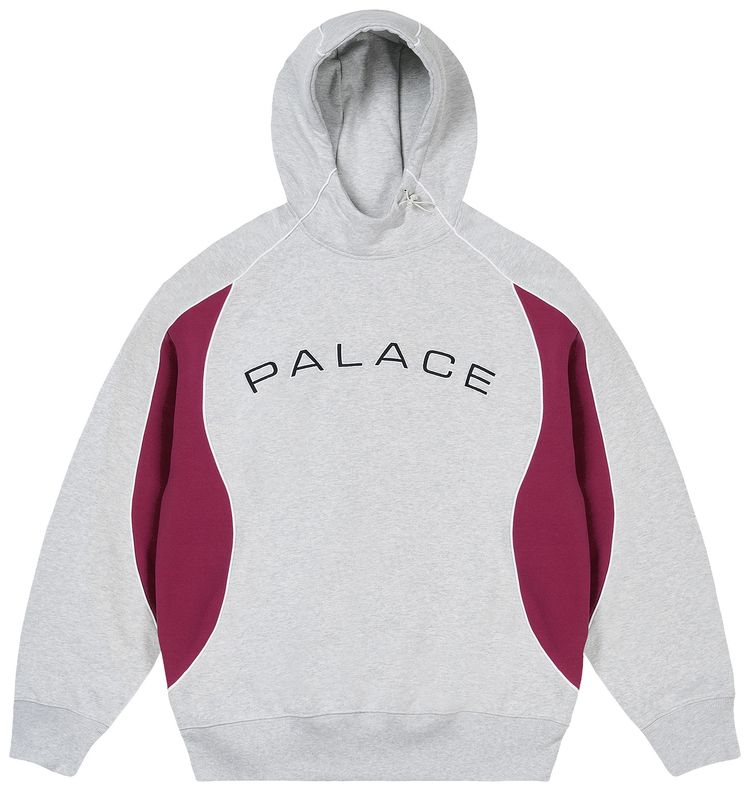Palace Skyline Hood Grey Marl
