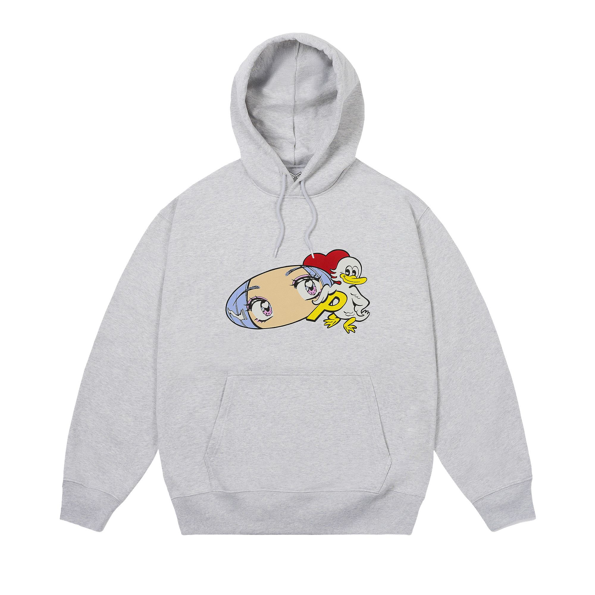 Buy Palace Rear View Hood 'Grey Marl' - P29HD062 | GOAT