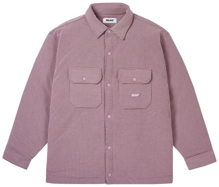 Palace Thermal Insulated Shirt Pink