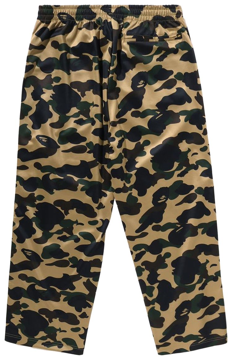 BAPE 1st Camo Loose Fit Track Pants Yellow