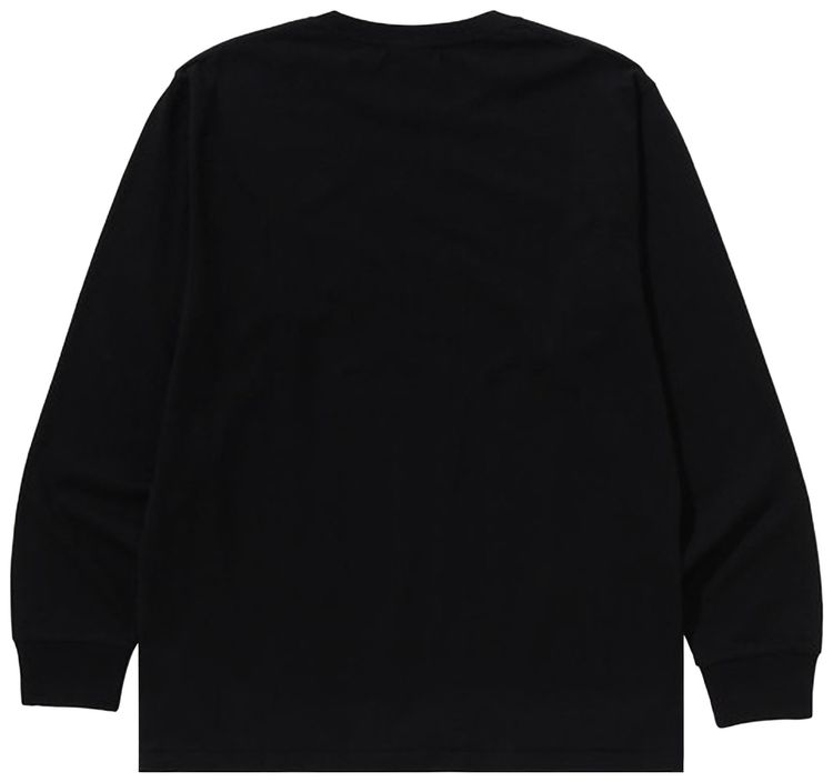 BAPE College Long Sleeve Tee Black