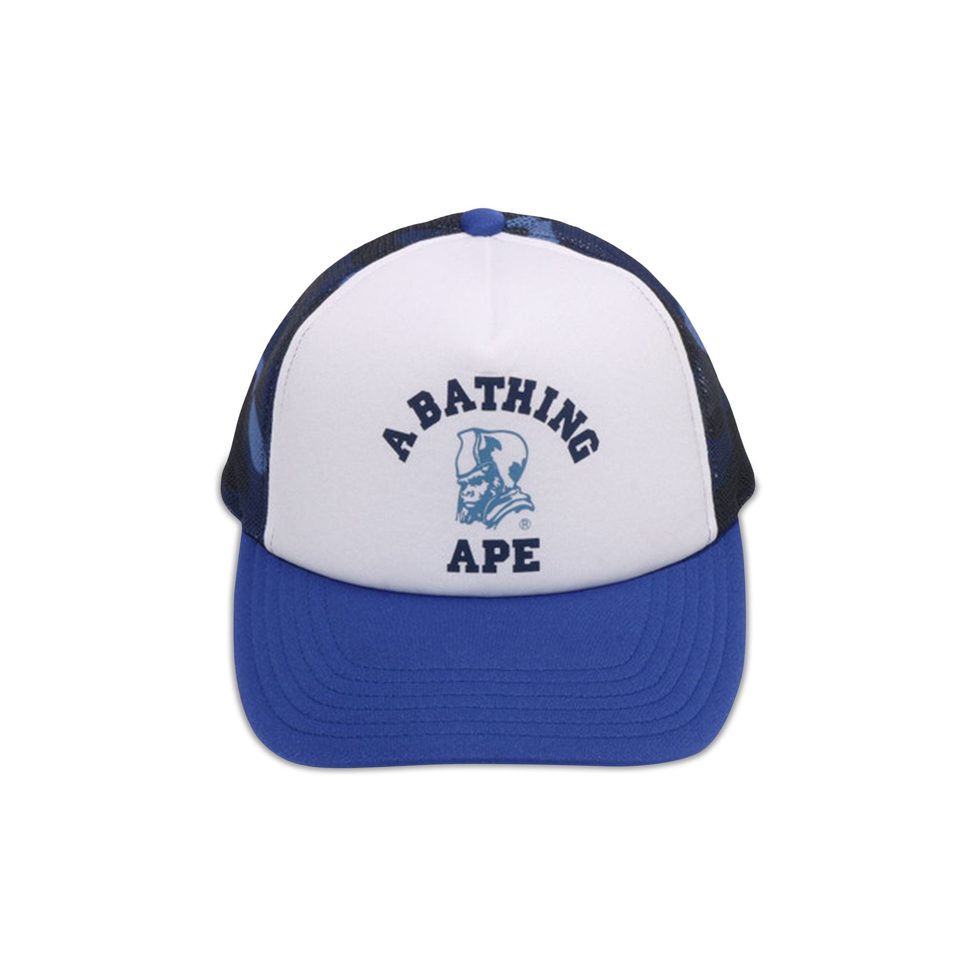 Buy BAPE Color Camo General Mesh Cap 'Navy' - 1L80 180 007 NAVY | GOAT