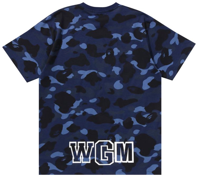 BAPE Color Camo Shark Tee Navy