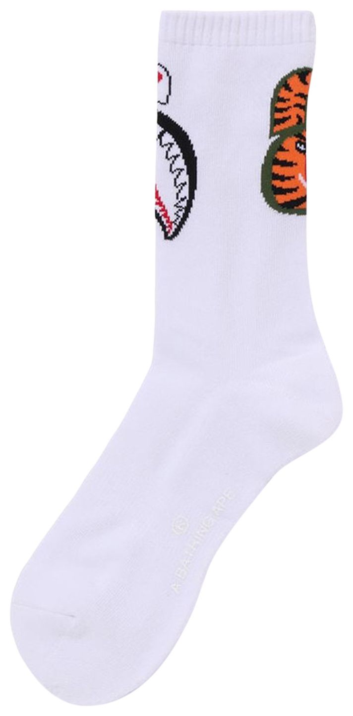 BAPE Shark Socks White