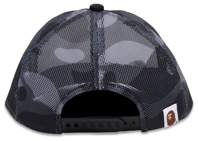 BAPE Color Camo General Mesh Cap Black