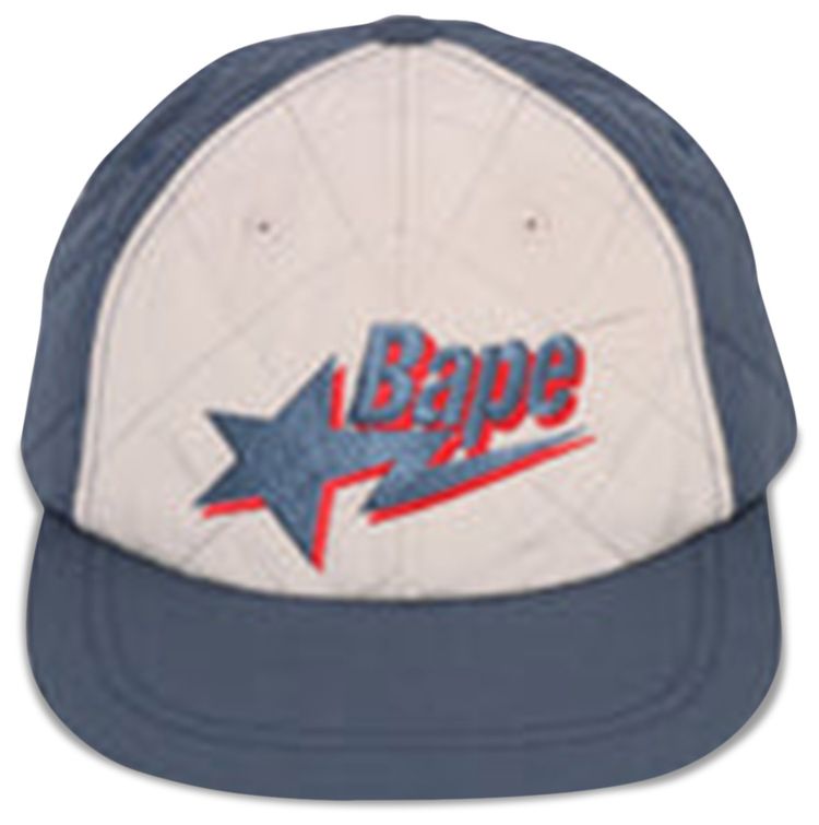 BAPE Sta Logo Quilting Cap Navy