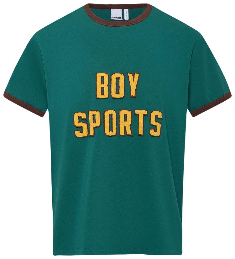 le PERE Boy Sports River Tee Lorien Green