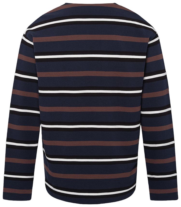 le PERE Long Sleeve Rugger Shirt Soulier Stripe