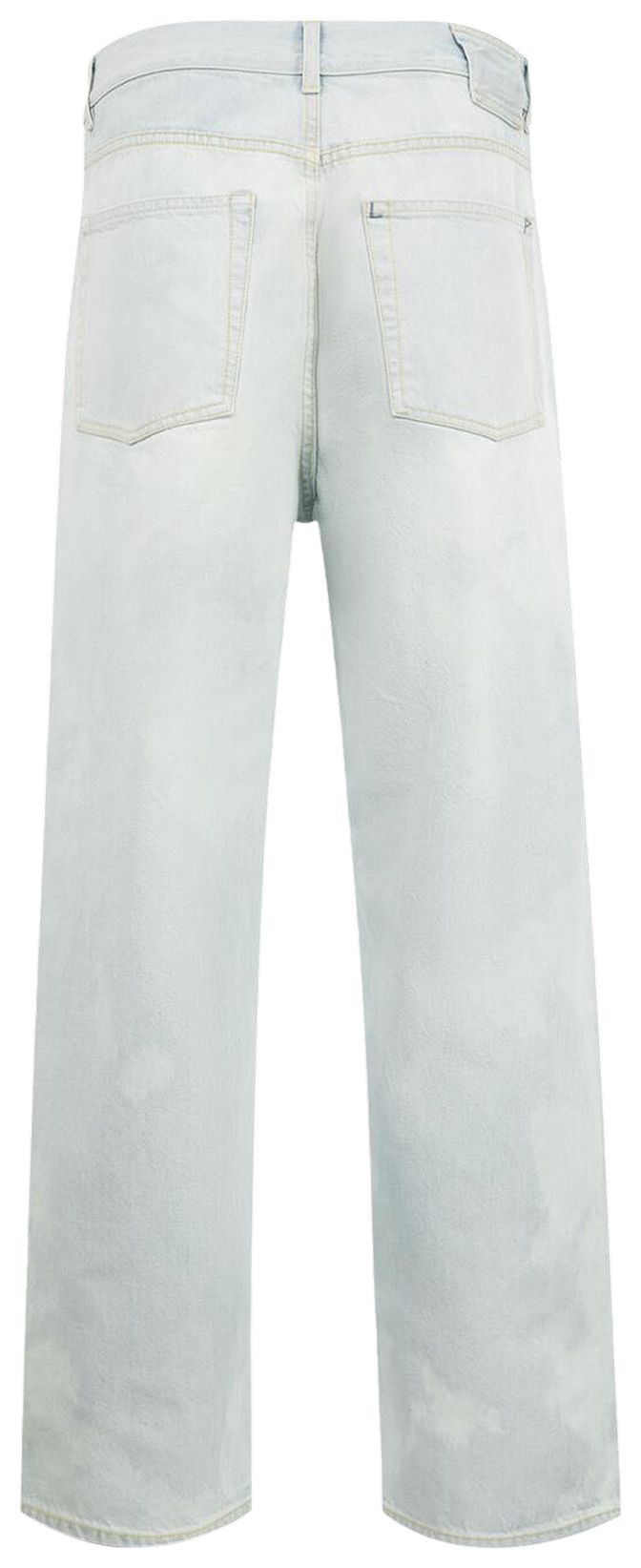 le PERE Wide Leg Jeans Faded Blue