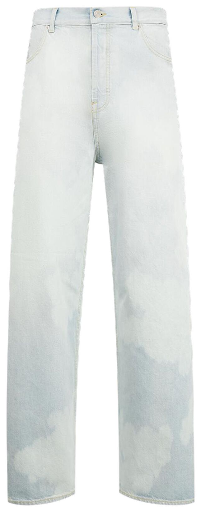 le PERE Wide Leg Jeans Faded Blue