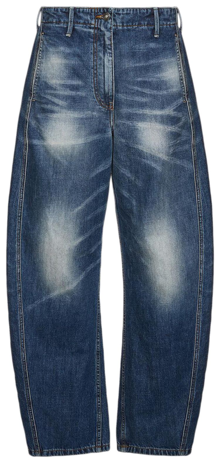 Magda Butrym Denim Jeans Dark Blue