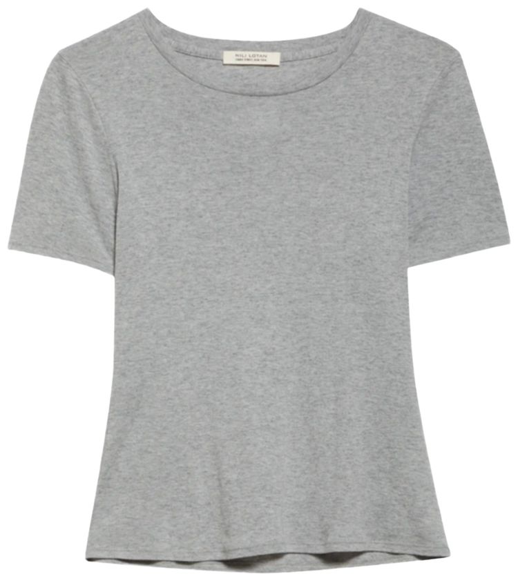 Nili Lotan Elin Tee Heather Grey